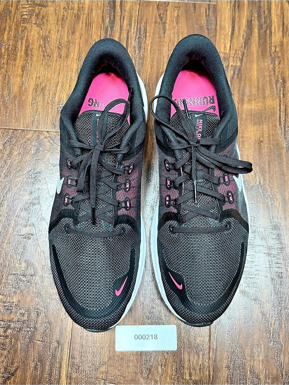 Nike Quest 4 Women’s Size 11 Black Hyper Pink Running Shoes Sneakers DA1106-001